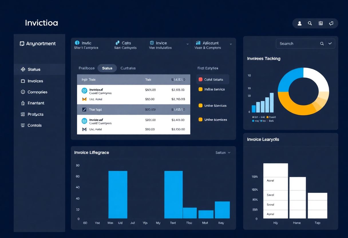 Invoice management dashboard